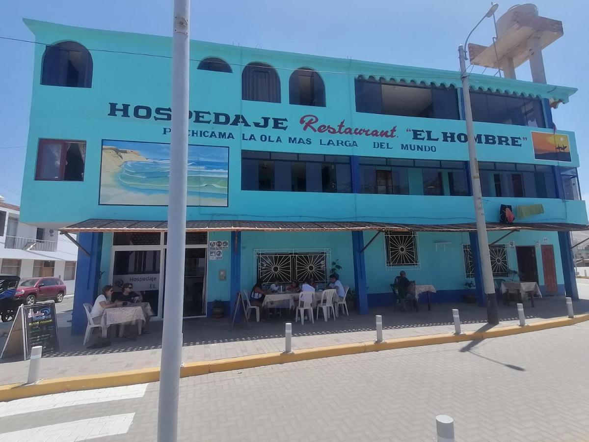 Hospedaje Restaurante El Hombre بويرتو شيكاما المظهر الخارجي الصورة